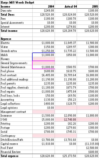 2005 Budget